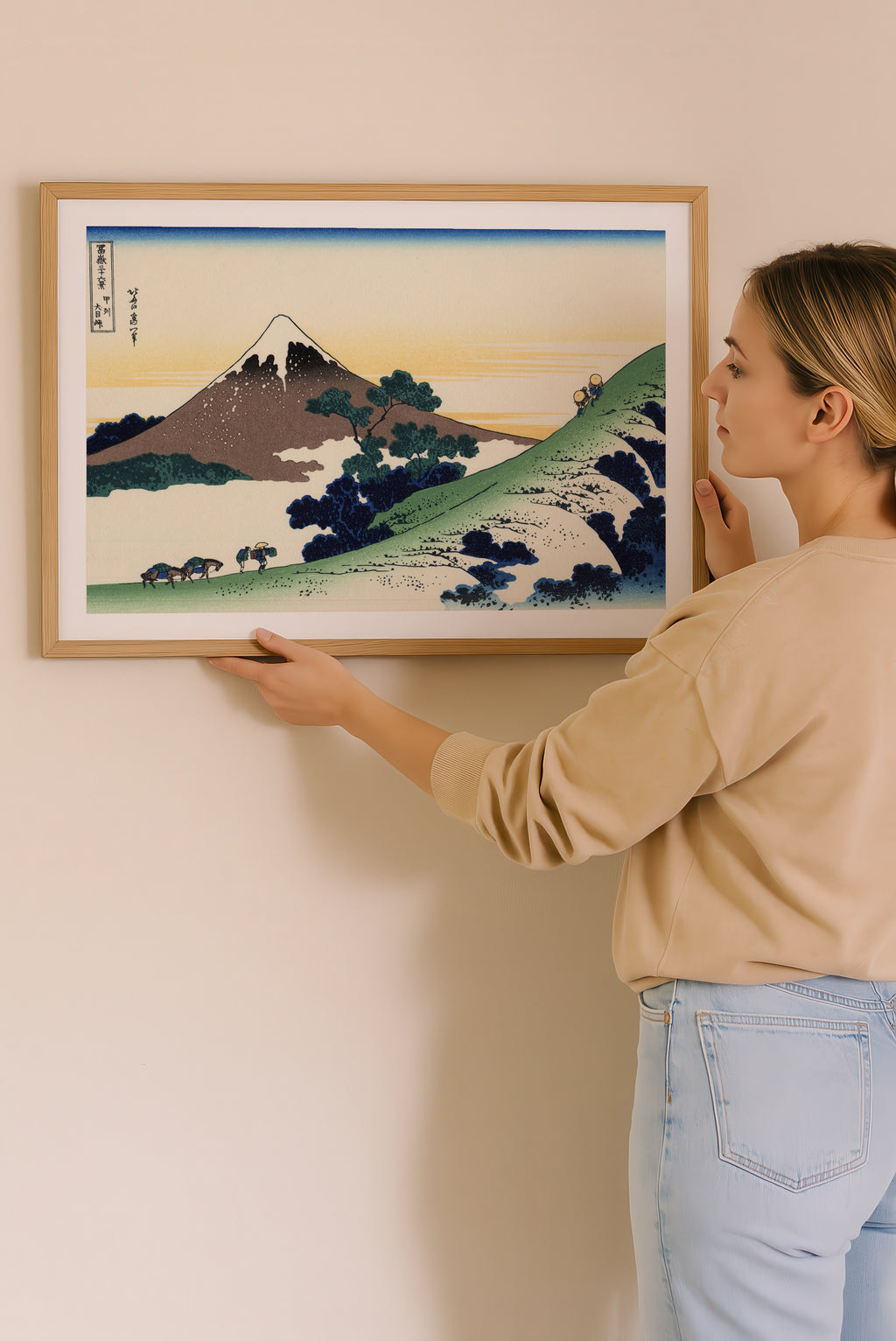 Katsushika Hokusai Inume Pass 1831 Poster – i rum 2