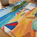 Mint Convertible Coast Poster – närbild på papper