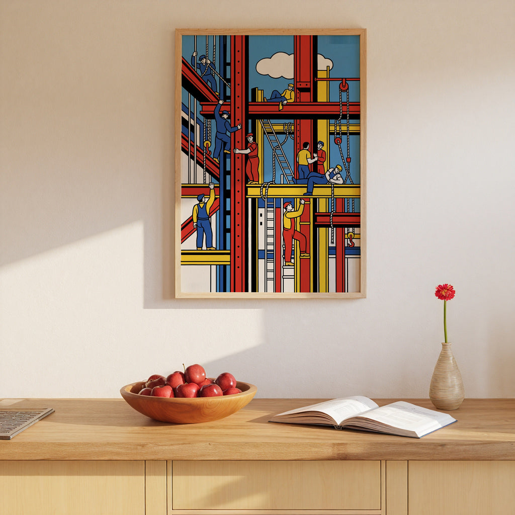 Fernand Leger The Builders 1950 Poster – i rum 2