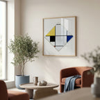 Piet Mondrian Lozenge Composition 1921 Poster – inramad 4