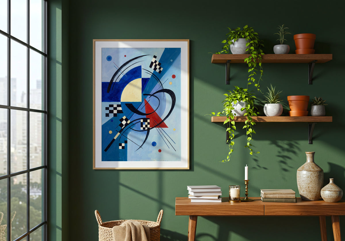 Wassily Kandinsky Blue Harmony Poster – i rum 2