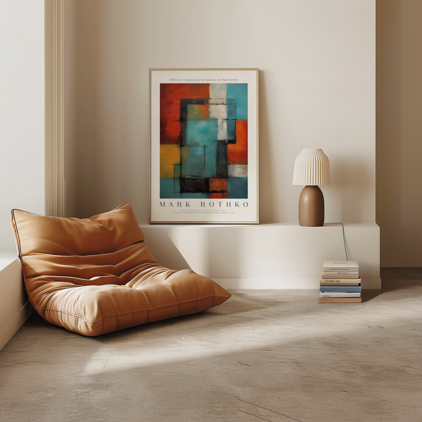 Rhythmic Blocks Mark Rothko Poster