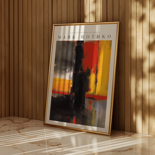 Red Over Rust Mark Rothko Poster