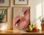 Blush Strokes Poster – i rum 3