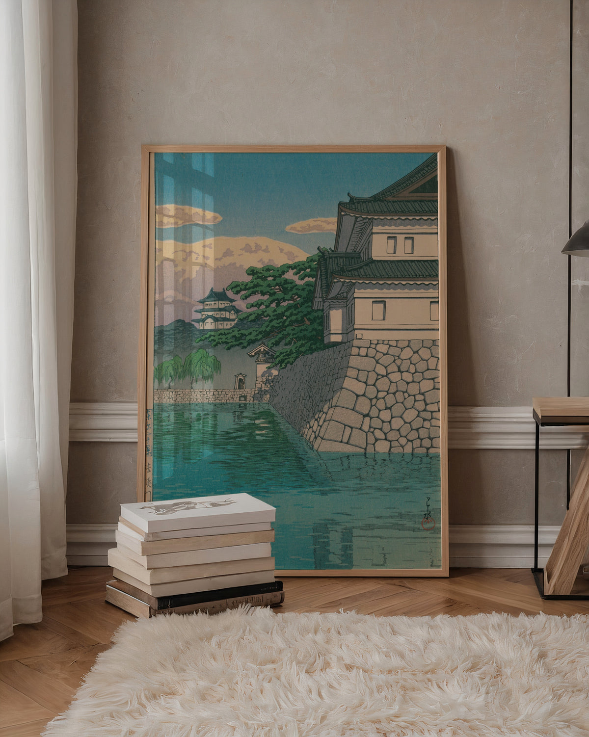 Hasui Kawase Kikyo Gate 1929 Poster – i rum 3