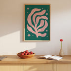 Henri Matisse Pink Algae Poster – i rum 3