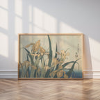 Katsushika Hokusai Irises and Grasshopper 1833 Poster – i rum 4