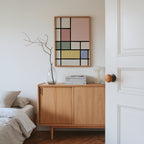 Piet Mondrian Composition in Pastel Poster – i rum 3