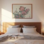 Katsushika Hokusai Chrysanthemums and Bee 1834 Poster – i rum 5