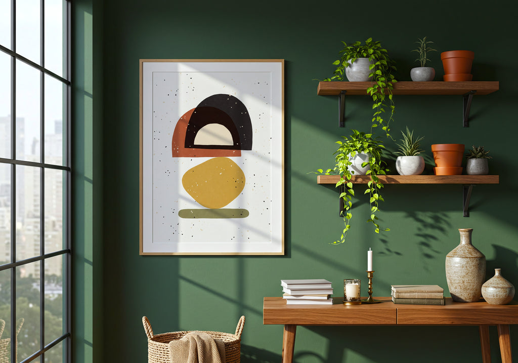 Mid-Century Balance Poster – i rum 4