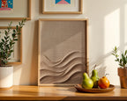 Plaster Waves Poster – i rum 4