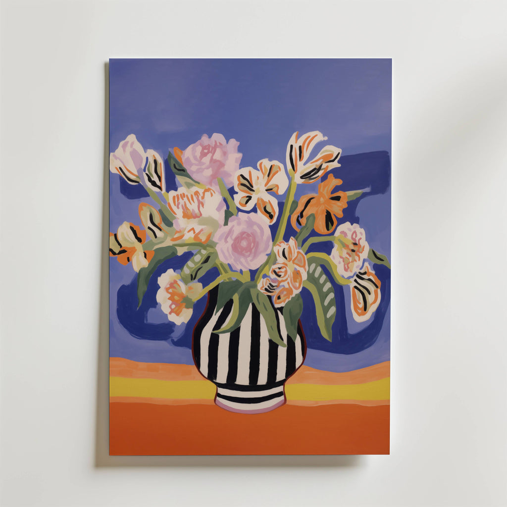 Vivid Bloom – stilfullt konsttryck från Bozetto, tryckt på matt finpapper i hög tryckkvalitet