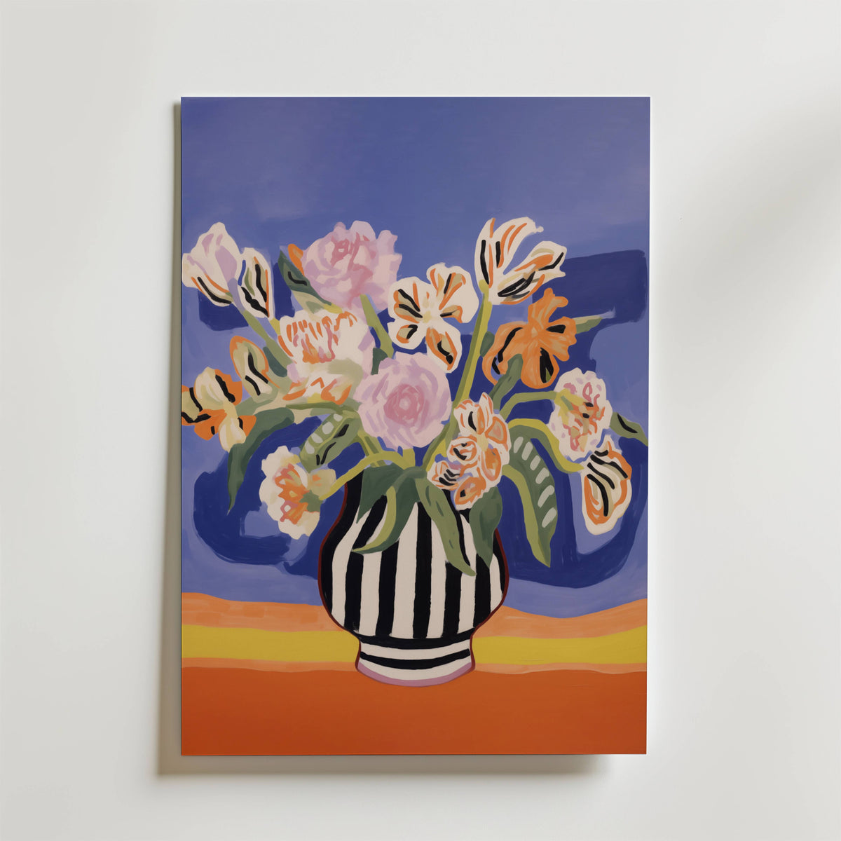 Vivid Bloom – stilfullt konsttryck från Bozetto, tryckt på matt finpapper i hög tryckkvalitet