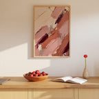 Blush Strokes Poster – i rum 5