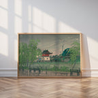 Hasui Kawase Shinobazu Pond in Rain 1929 Poster – i rum 6