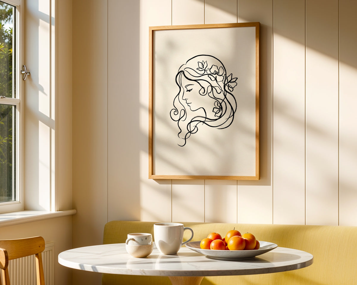 Henri Matisse Lady with Flowers Poster – i rum 5