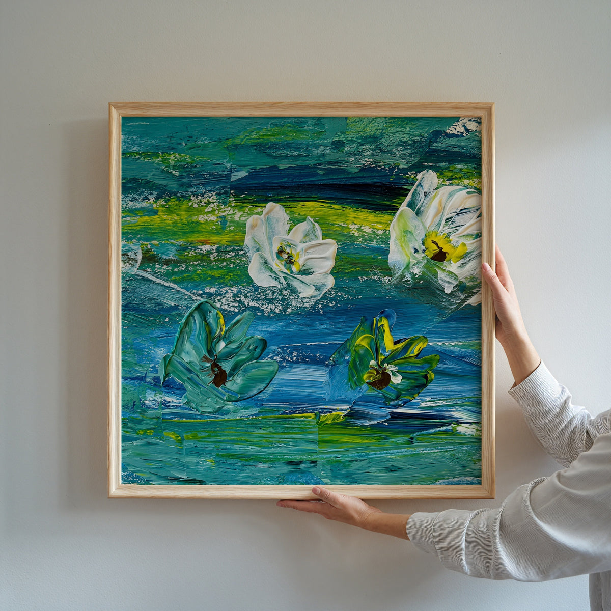 Sonia Tondkar Näckrosor Poster – i rum 3