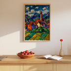 Wassily Kandinsky Village in Murnau Poster – i rum 5