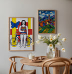 Fernand Leger The Big Julie 1945 Poster – två posters i rum 1