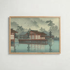Hasui Kawase Miyajima in Mist 1947 Poster – ekram
