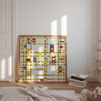 Piet Mondrian Broadway Boogie Woogie 1943 Poster – i rum 4