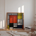 Piet Mondrian Composition with Large Red Plane 1921 Poster – i rum 4
