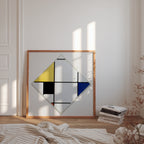 Piet Mondrian Lozenge Composition 1921 Poster – i rum 4