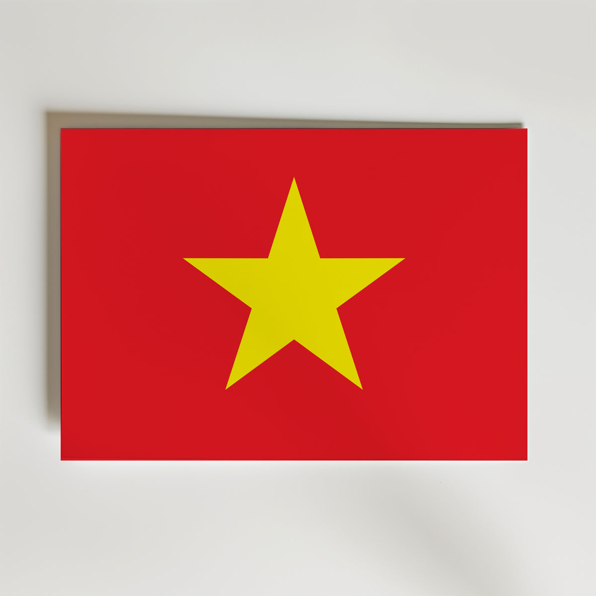 Vietnam National Flag Poster – modern konst och stilren konsttryck för hemmet hos Bozetto