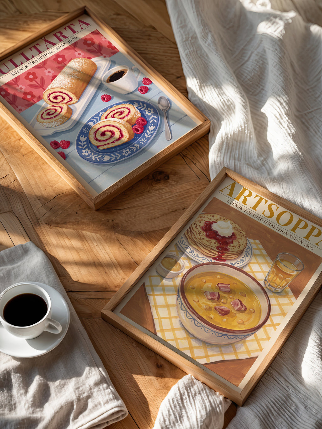 Ärtsoppa Poster – två posters i rum 3