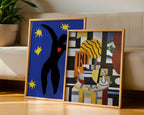 Fernand Leger Still Life with Candlestick 1922 Poster – två posters i rum 2