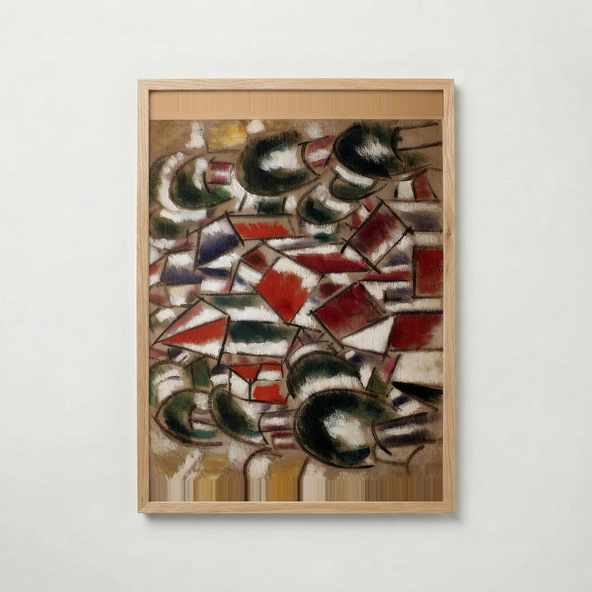 Fernand Leger The Village in the Forest 1914 Poster – ekram