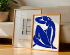 Henri Matisse Blue Nude II 1952 Poster – två posters i rum 2