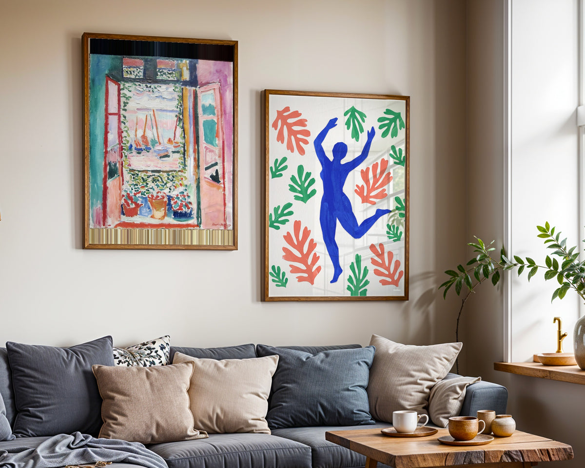 Henri Matisse Open Window Collioure 1905 Poster – två posters i rum 2