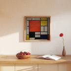 Piet Mondrian Composition with Large Red Plane 1921 Poster – i rum 5