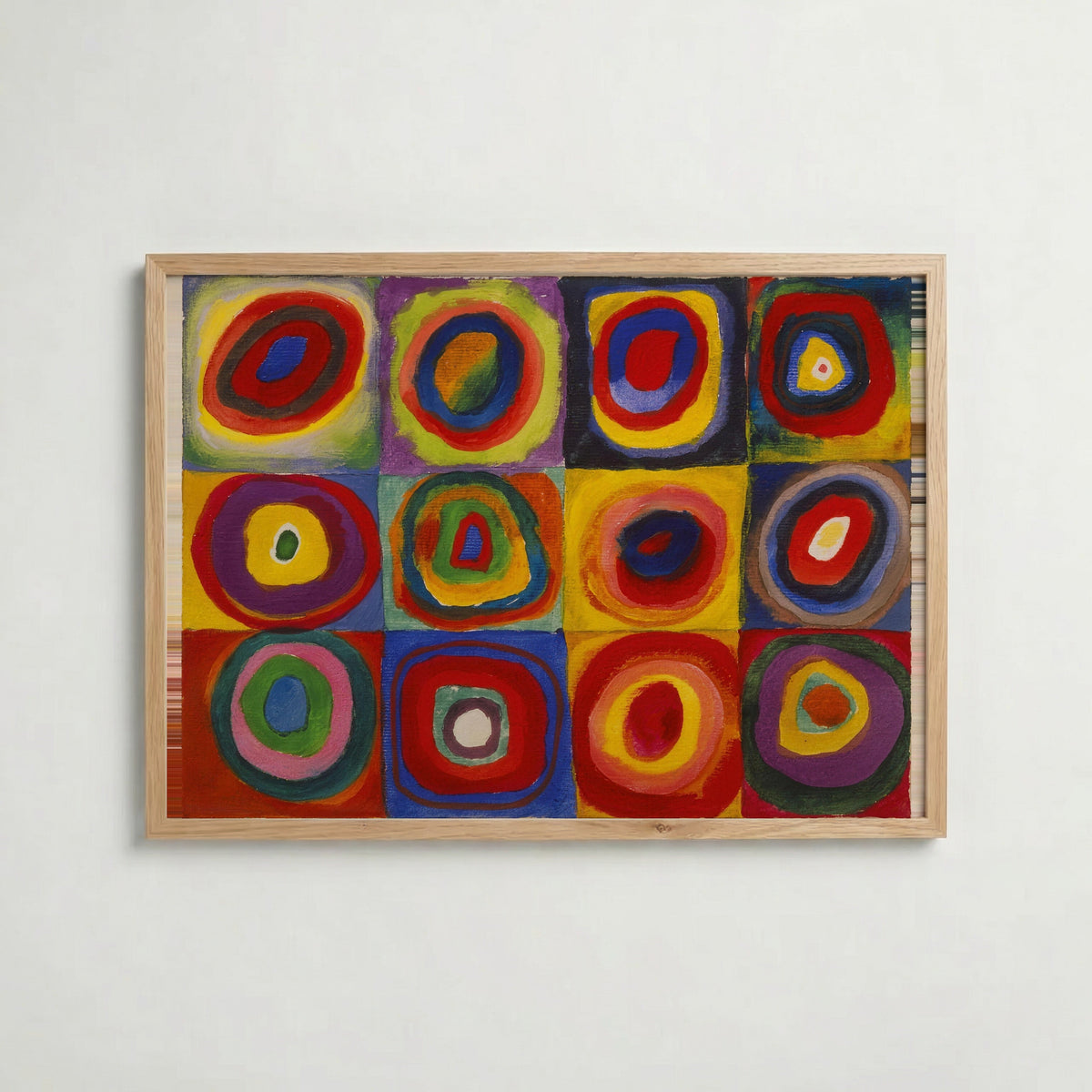 Wassily Kandinsky Squares with Concentric Circles 1913 Poster – ekram