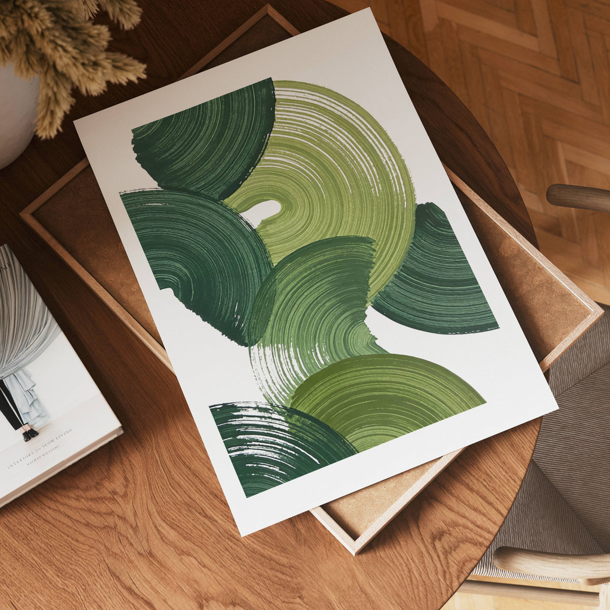 Verdant Motion No. 2 poster visad rakt fram – Bozetto affisch i hög tryckkvalitet