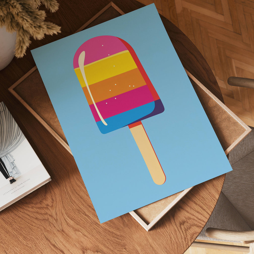 Rainbow Pop – affisch med snyggt motiv, köp enkelt hos Bozetto i flera storlekar