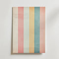 Pastel Stripes – stilfullt konsttryck från Bozetto, tryckt på matt finpapper i hög tryckkvalitet