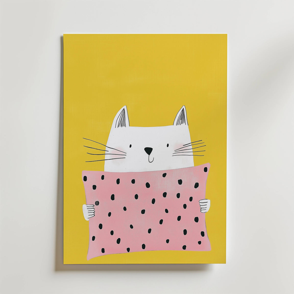 Sweet Cat – stilfullt konsttryck från Bozetto, tryckt på matt finpapper i hög tryckkvalitet