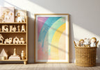 Pastel Rainbow – affisch med snyggt motiv, köp enkelt hos Bozetto i flera storlekar