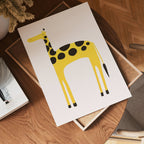 Playful Giraffe – affisch med snyggt motiv, köp enkelt hos Bozetto i flera storlekar