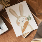 Happy Bunny No.3 – affisch med snyggt motiv, köp enkelt hos Bozetto i flera storlekar