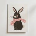 Cozy Bunny – stilfullt konsttryck från Bozetto, tryckt på matt finpapper i hög tryckkvalitet