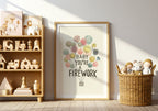 Baby You’re a Firework – affisch med stilfullt motiv från Bozetto i hög kvalitet