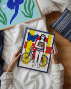 Fernand Leger The Big Julie 1945 Poster – två posters i rum 3