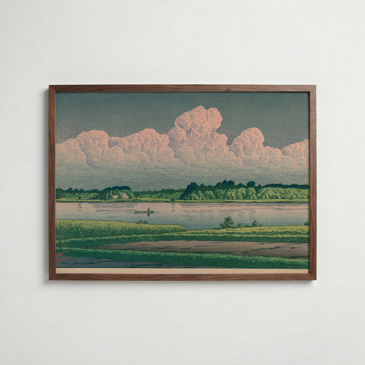 Hasui Kawase Lake Teganuma 1930 Poster – valnötsram
