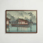 Hasui Kawase Miyajima in Mist 1947 Poster – valnötsram