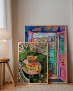 Henri Matisse Goldfish 1912 Poster – två posters i rum 3