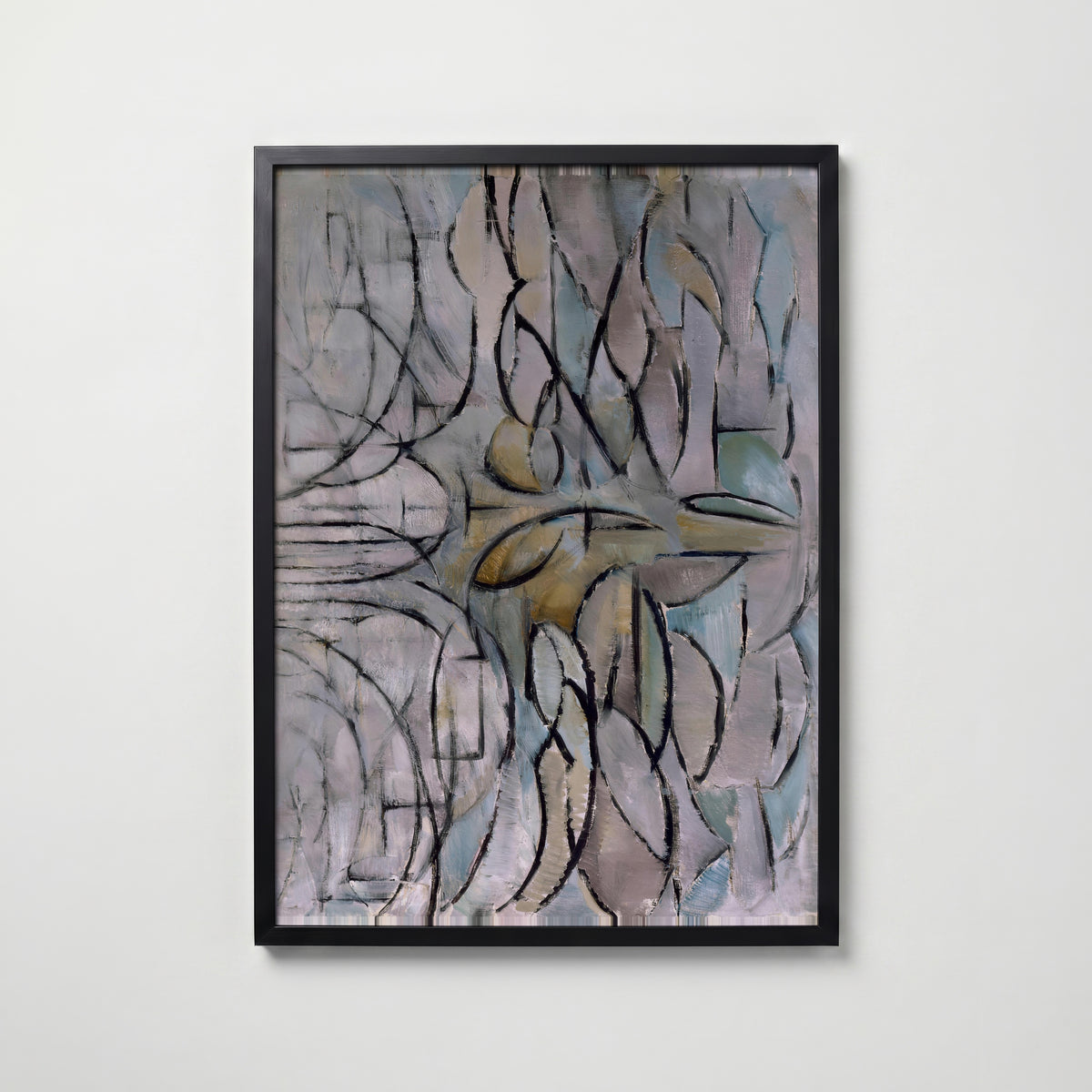 Piet Mondrian Blossoming Apple Tree 1912 Poster – svart ram