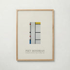 Piet Mondrian Composition with Red Yellow and Blue 1942 Poster – ekram